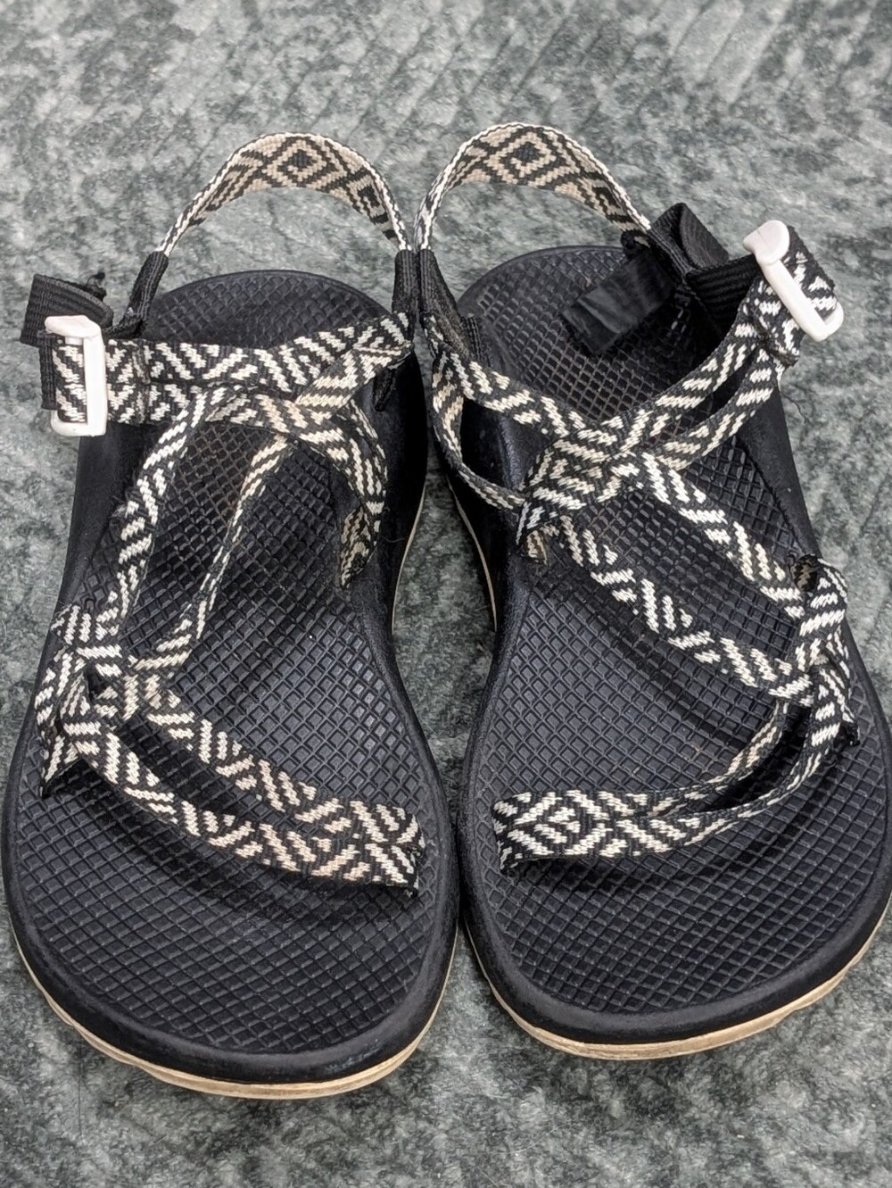 CHACO Zx1 Classic Sport Sandals Origami Black Women's Size 8 Hiking Outdoor